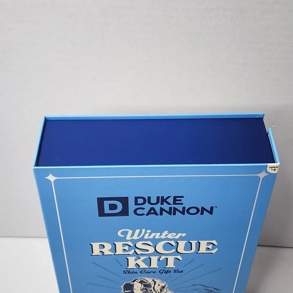 Duke Cannon Winter Rescue Kit Gift Box - Bloody Knuckles Blam Repair Lip Unscent